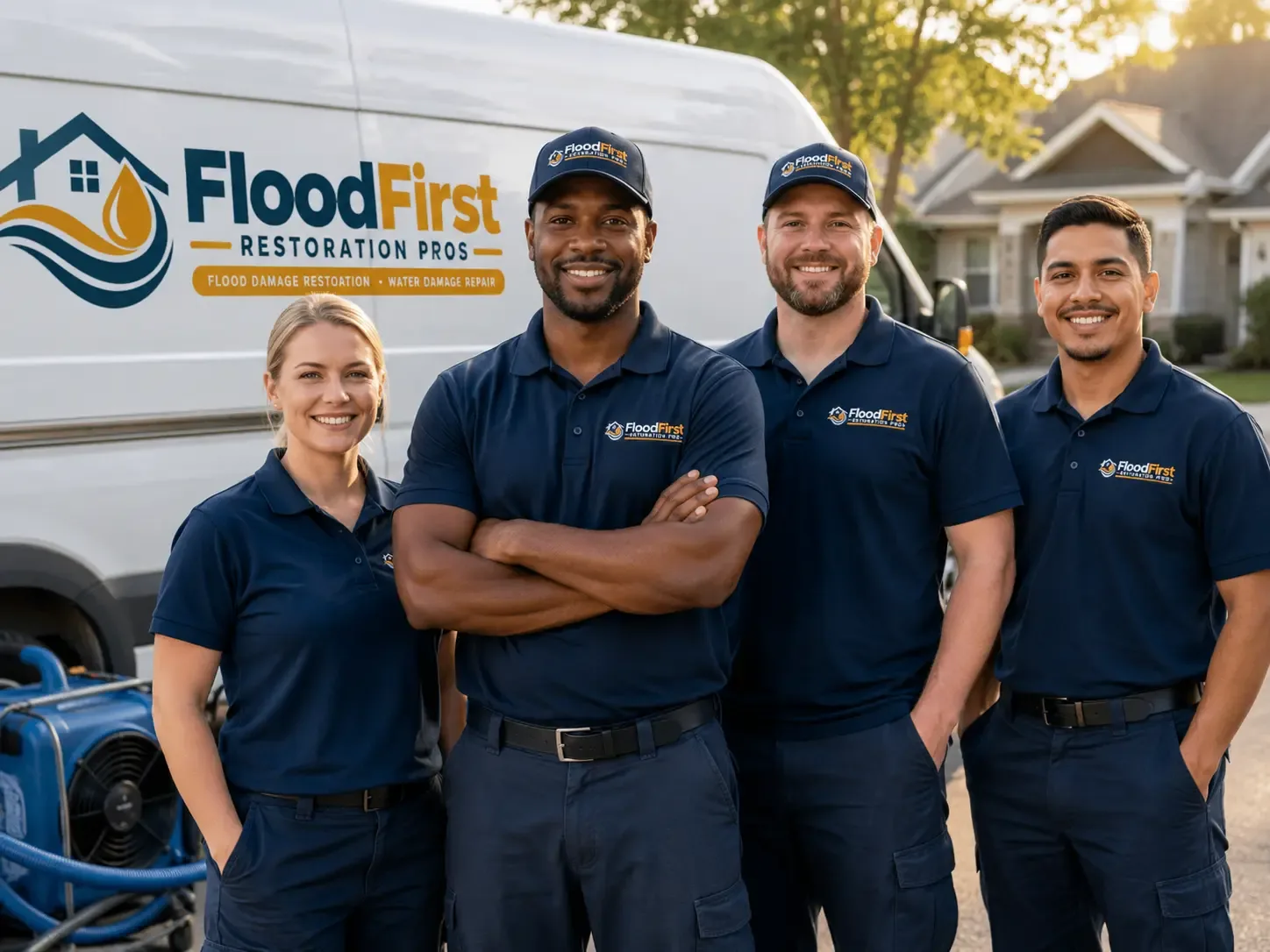 Flood Damage Restoration company in Lesage, WV